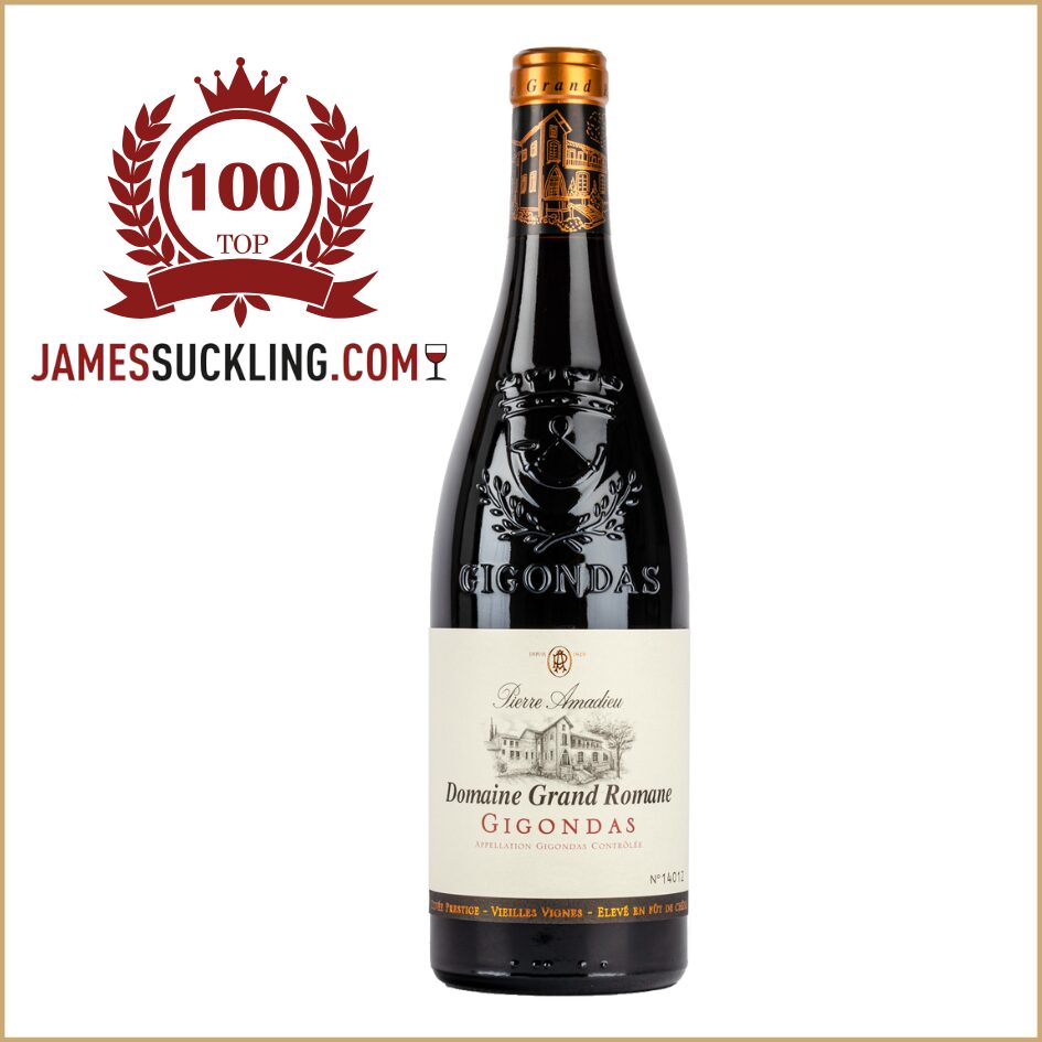 Gigondas Domaine Grand Romane 2022 top 100 James Suckling